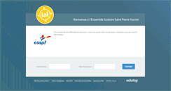 Desktop Screenshot of enspf.edulog.fr