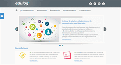 Desktop Screenshot of edulog.fr