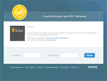 Tablet Screenshot of jean23.edulog.fr